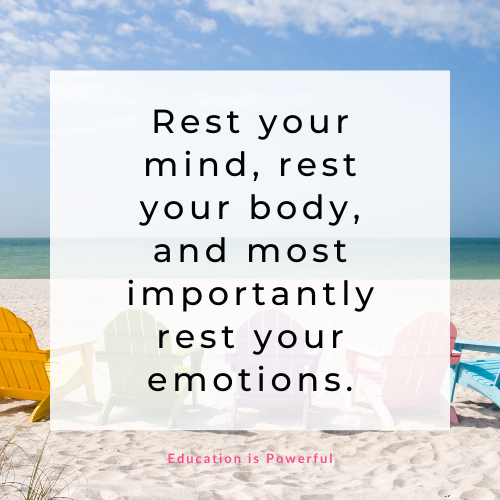 25B Filling Your Bucket During Summer Quote