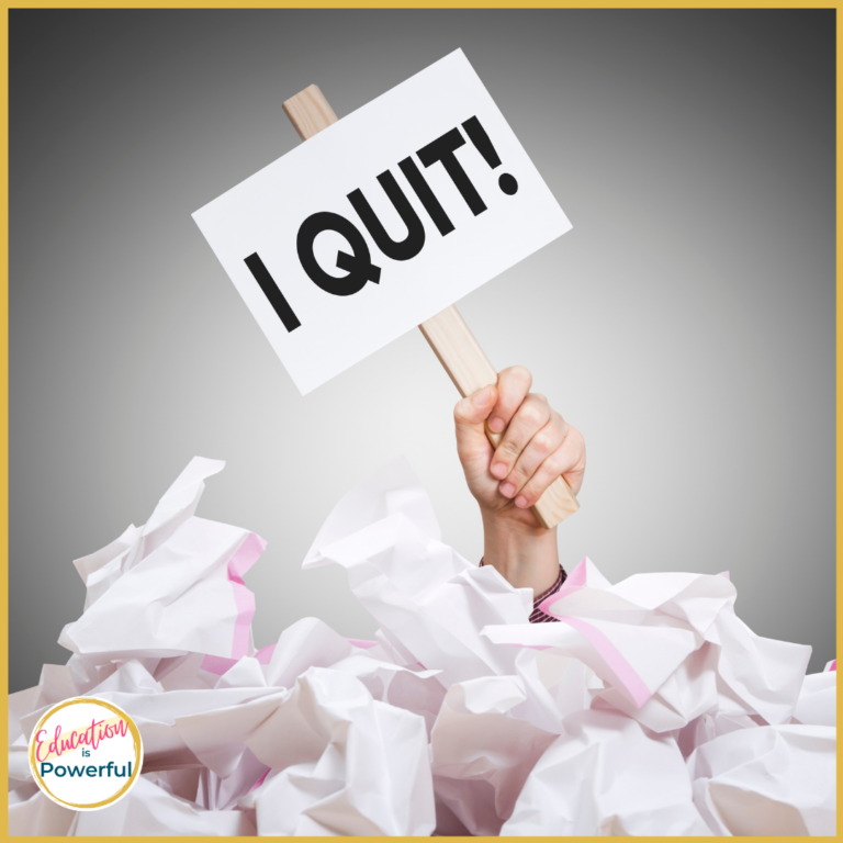 Almost Quitting Teaching